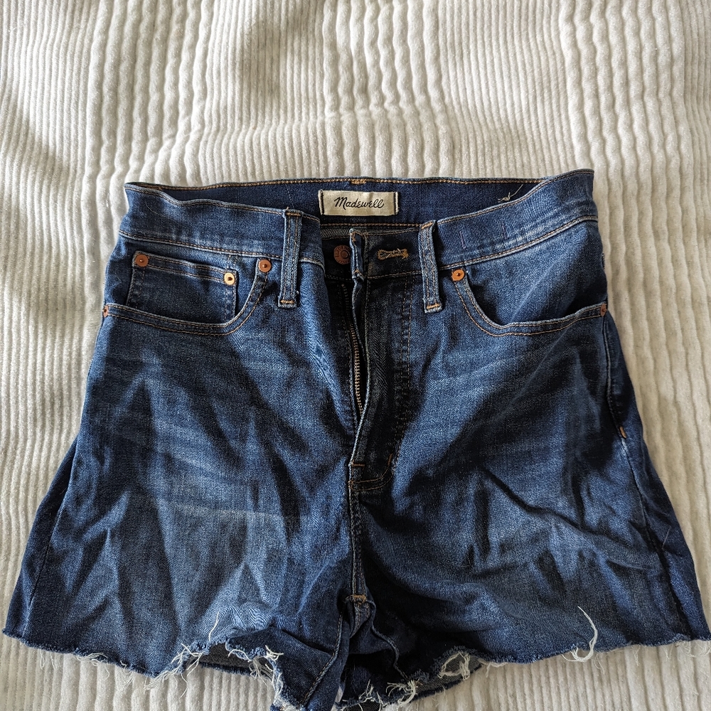 Madewell denim shorts with stretch size 27